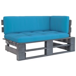 VidaXL Ogrodowa sofa narożna z palet, impregnowane drewno sosnowe