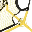 VidaXL Rebounder piłkarski, czarno-żółty, 183x85x120 cm, poliester