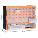 VidaXL Organizer z 38 szufladkami, 52x16x37,5 cm