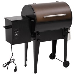 VidaXL Grill na pellet, czarny, 94 cm, żelazo