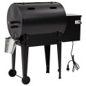 VidaXL Grill na pellet, czarny, 94 cm, żelazo