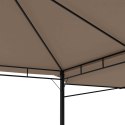 VidaXL Altana z 2 wysuwanymi daszkami, 3x3x2,75 m, taupe, 180g/m²