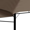 VidaXL Altana z 2 wysuwanymi daszkami, 3x3x2,75 m, taupe, 180g/m²