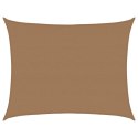 VidaXL Żagiel przeciwsłoneczny, 160 g/m², taupe, 6x7 m, HDPE