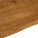 VidaXL Blat stołu, 100x80x3,8 cm, naturalna krawędź, lite drewno mango