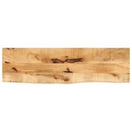 VidaXL Blat stołu, 110x30x2,5 cm, naturalna krawędź, drewno mango