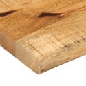 VidaXL Blat stołu, 90x30x2,5cm, naturalna krawędź, surowe drewno mango