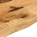 VidaXL Blat stołu, 90x30x2,5cm, naturalna krawędź, surowe drewno mango