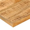 VidaXL Blat stołu, 60x60x2,5cm, naturalna krawędź, surowe drewno mango