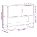 VidaXL Stolik konsolowy, czarny, 100x35x74,5 cm