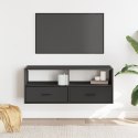 VidaXL Szafka pod TV, czarna, 100x31x39,5 cm, materiał drewnopochodny