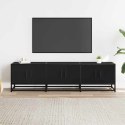 VidaXL Szafka pod TV, czarna, 150x35x41 cm