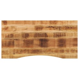 VidaXL Blat biurka, z wycięciem, 120x50x2,5 cm, surowe drewno mango