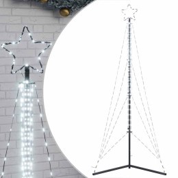 VidaXL Lampki choinkowe, 483 zimnych białych LED, 240 cm