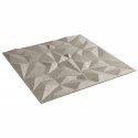 VidaXL Panele ścienne, 24 szt., beton, 50x50 cm, XPS, 6 m², ametyst