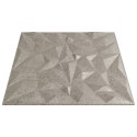 VidaXL Panele ścienne, 24 szt., beton, 50x50 cm, XPS, 6 m², ametyst