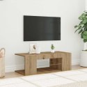 VidaXL Szafka pod TV z oświetleniem LED, dąb artisan, 90x39x30 cm