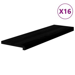 VidaXL Stopnie schodowe 16 szt. brązowe 90x25x2 cm lite drewno dębowe