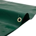 VidaXL Plandeka, zielona, 1,5x2,5 m, 650 g/m²