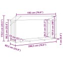 VidaXL Stojak na drewno opałowe z drutem stalowym, 200,5x60,5x110,5 cm