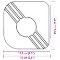 VidaXL Zwijana markiza, antracytowa, 5x3 m, tkanina i aluminium