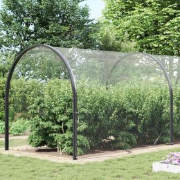 VidaXL Przezroczysta plandeka z oczkami 5x12 m PVC