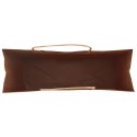 VidaXL Torby papierowe 50 szt. z uchwytami czerwone 32x12x42 cm