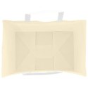 VidaXL Torby papierowe 50 szt. z uchwytami żółte 32x22x24 cm