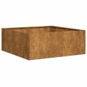 VidaXL Doniczka Rusty 80x80x30 cm Stal nierdzewna