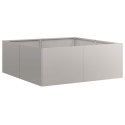 VidaXL Doniczka Rusty 80x80x30 cm Stal nierdzewna