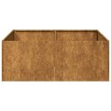 VidaXL Doniczka Rusty 80x80x30 cm Stal nierdzewna