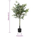 VidaXL Sztuczne drzewo Ficus 480 liści 130 cm zielone