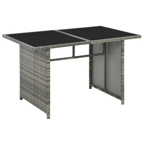 VidaXL 10-cz. zestaw wypoczynkowy do ogrodu, poduszki, rattan PE szary VidaXL 10-cz. zestaw wypoczynkowy do ogrodu, poduszki, rattan PE szary