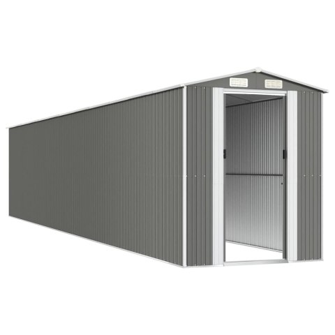 VidaXL Szopa ogrodowa, jasnoszara, 192x1021x223 cm, stal galwanizowana VidaXL Szopa ogrodowa, jasnoszara, 192x1021x223 cm, stal galwanizowana