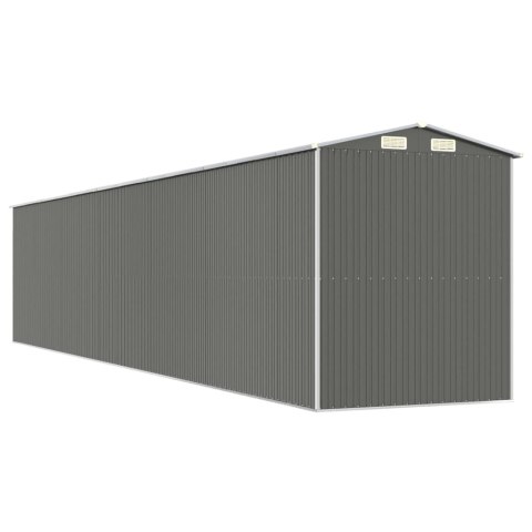 VidaXL Szopa ogrodowa, jasnoszara, 192x1021x223 cm, stal galwanizowana VidaXL Szopa ogrodowa, jasnoszara, 192x1021x223 cm, stal galwanizowana