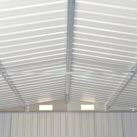 VidaXL Szopa ogrodowa, zielona, 257x990x181 cm, stal galwanizowana VidaXL Szopa ogrodowa, zielona, 257x990x181 cm, stal galwanizowana