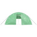 VidaXL Szklarnia ze stalową ramą, zielona, 110 m², 22x5x2,3 m