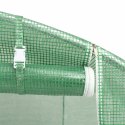 VidaXL Szklarnia ze stalową ramą, zielona, 110 m², 22x5x2,3 m