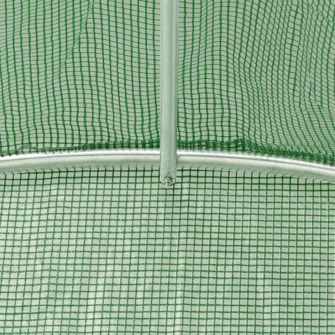 VidaXL Szklarnia ze stalową ramą, zielona, 110 m², 22x5x2,3 m VidaXL Szklarnia ze stalową ramą, zielona, 110 m², 22x5x2,3 m