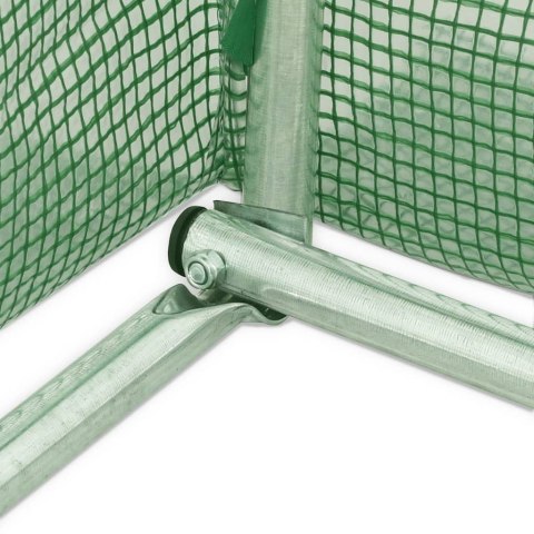 VidaXL Szklarnia ze stalową ramą, zielona, 110 m², 22x5x2,3 m VidaXL Szklarnia ze stalową ramą, zielona, 110 m², 22x5x2,3 m