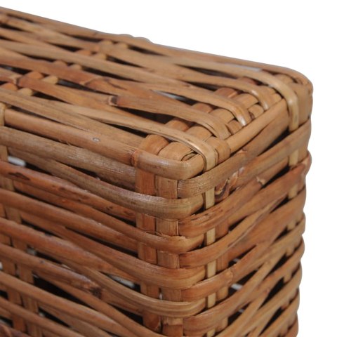 VidaXL 3-częściowy zestaw wypoczynkowy z poduszkami, naturalny rattan VidaXL 3-częściowy zestaw wypoczynkowy z poduszkami, naturalny rattan