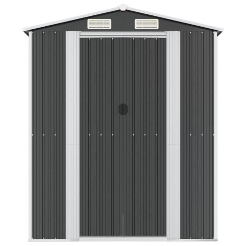 VidaXL Szopa ogrodowa, antracytowa, 192x938x223 cm, stal galwanizowana VidaXL Szopa ogrodowa, antracytowa, 192x938x223 cm, stal galwanizowana