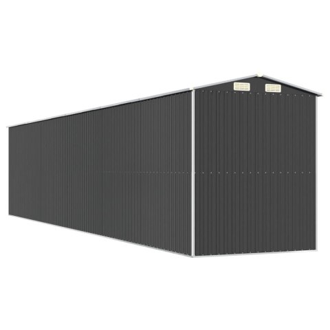 VidaXL Szopa ogrodowa, antracytowa, 192x938x223 cm, stal galwanizowana VidaXL Szopa ogrodowa, antracytowa, 192x938x223 cm, stal galwanizowana