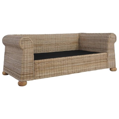 VidaXL 2-częściowy zestaw wypoczynkowy z poduszkami, naturalny rattan VidaXL 2-częściowy zestaw wypoczynkowy z poduszkami, naturalny rattan
