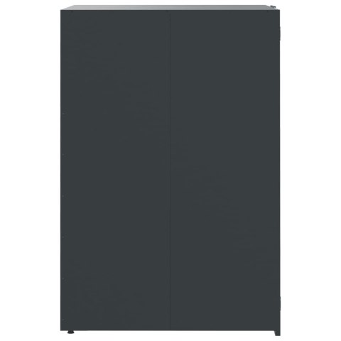 VidaXL Obudowa na 6 koszy na śmieci, antracytowa, 414x79x117 cm VidaXL Obudowa na 6 koszy na śmieci, antracytowa, 414x79x117 cm