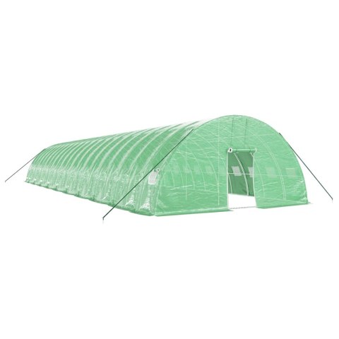 VidaXL Szklarnia ze stalową ramą, zielona, 120 m², 20x6x2,85 m VidaXL Szklarnia ze stalową ramą, zielona, 120 m², 20x6x2,85 m