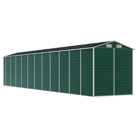VidaXL Szopa ogrodowa, zielona, 191x980x198 cm, stal galwanizowana VidaXL Szopa ogrodowa, zielona, 191x980x198 cm, stal galwanizowana