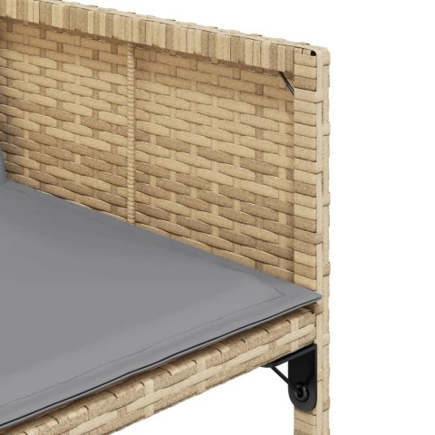 VidaXL 13-cz zestaw mebli do ogrodu, poduszki, mieszany beż, rattan PE VidaXL 13-cz zestaw mebli do ogrodu, poduszki, mieszany beż, rattan PE