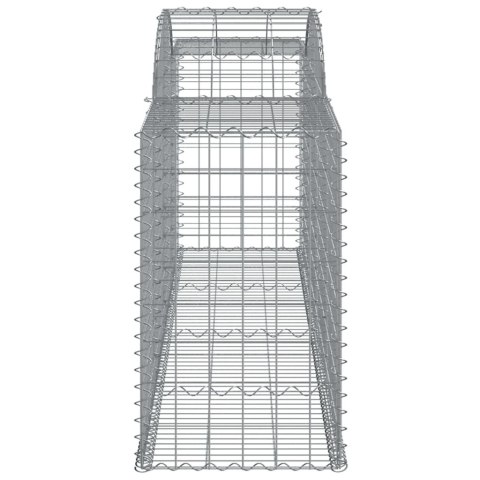 VidaXL Kosze gabionowe, 10 szt, 300x50x80/100 cm, galwanizowane żelazo VidaXL Kosze gabionowe, 10 szt, 300x50x80/100 cm, galwanizowane żelazo