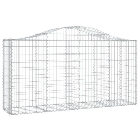 VidaXL Kosze gabionowe, 14 szt, 200x50x100/120cm, galwanizowane żelazo VidaXL Kosze gabionowe, 14 szt, 200x50x100/120cm, galwanizowane żelazo
